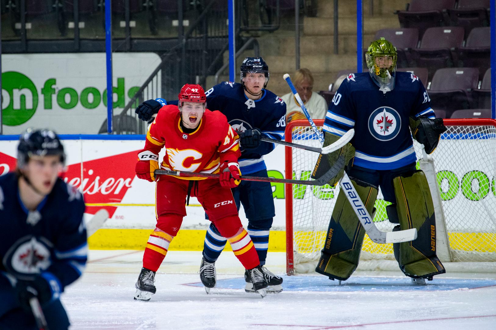 Calgary Flames beat Winnipeg Jets 5-3 in season opener