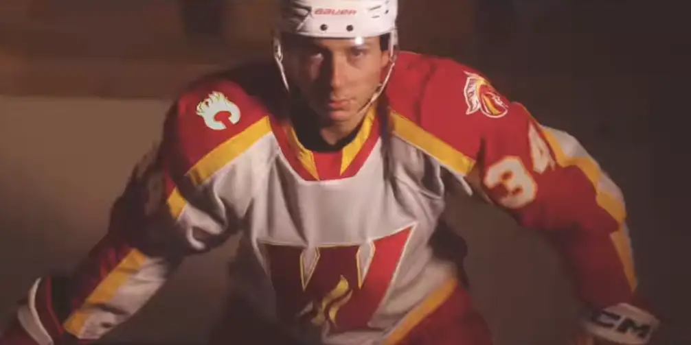 Red and yellow gloves from the Calgary Flames are live!