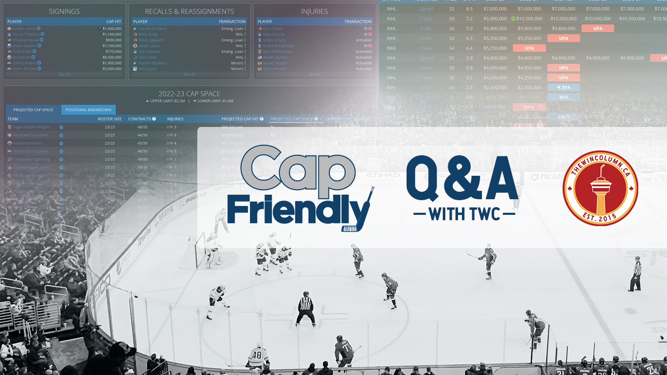 Exclusive Sitting down with the co-founder of CapFriendly
