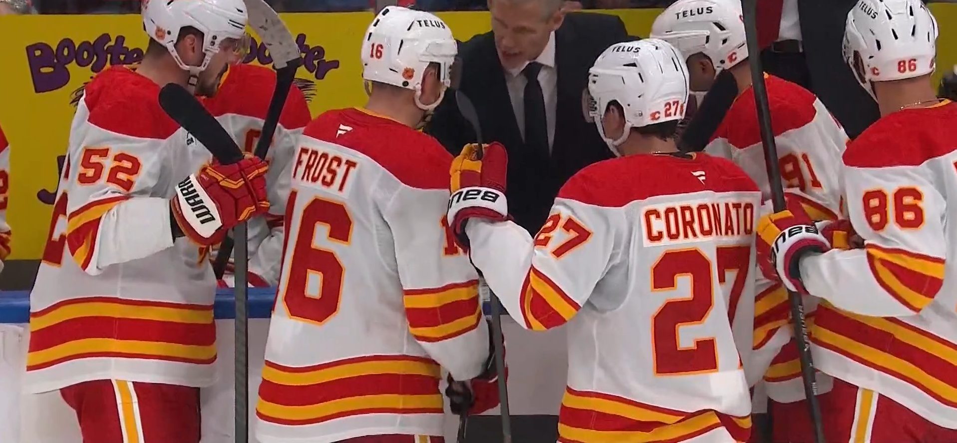 Measuring the Calgary Flames forward group by 82-game point pace
